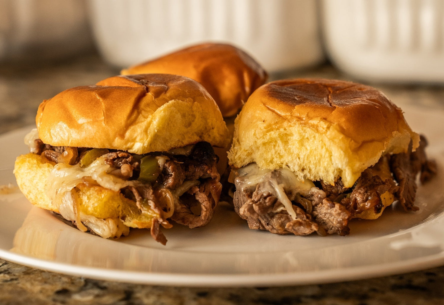 Philly Cheesesteak Sliders