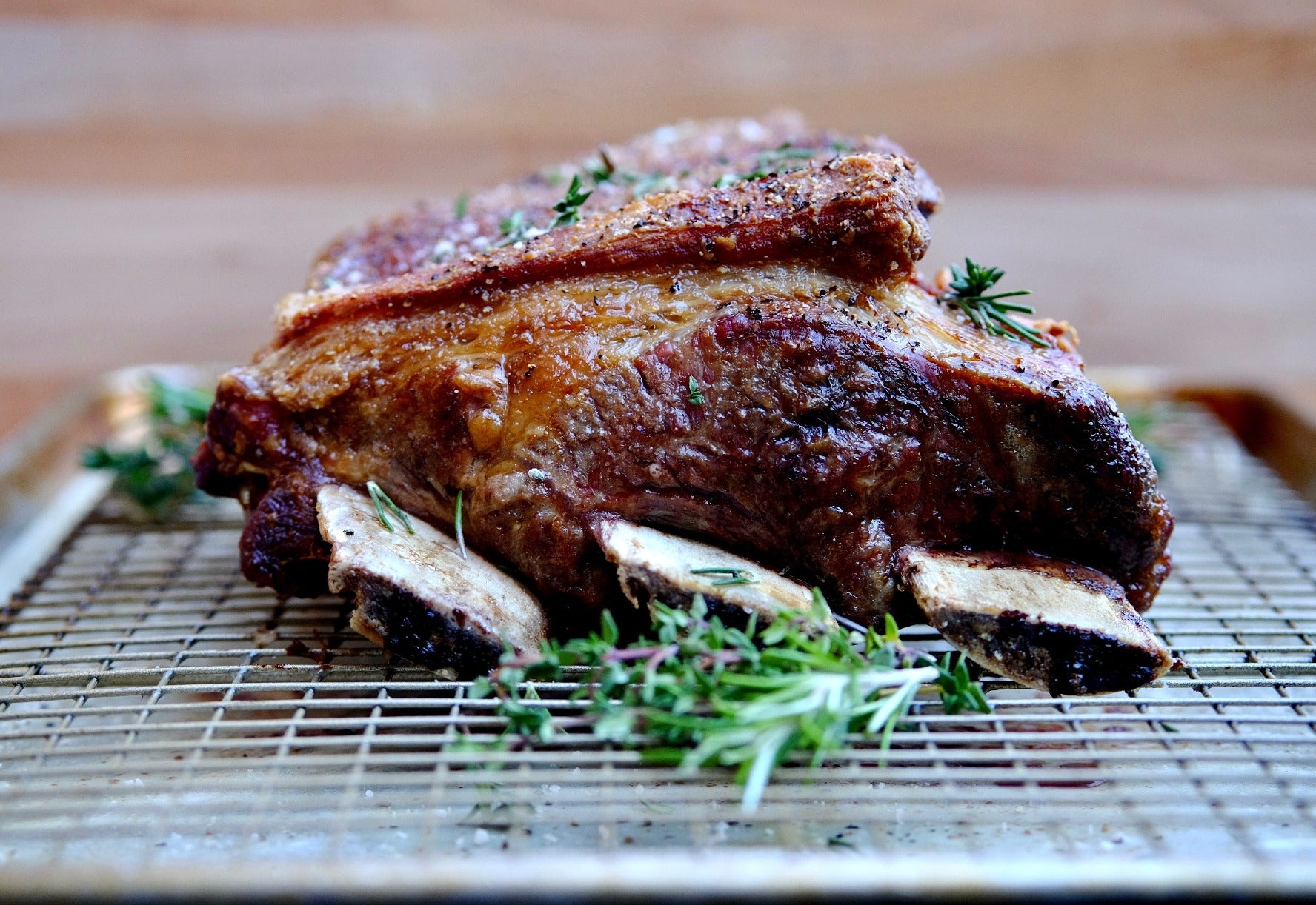 Cooked Angus Short Rib Plate