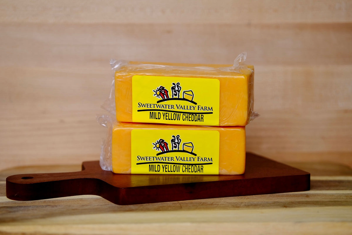 Mild Yellow Cheddar Cheese (10 oz. bar) – Simpson's Meats